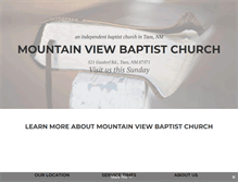Tablet Screenshot of mvbctaos.org
